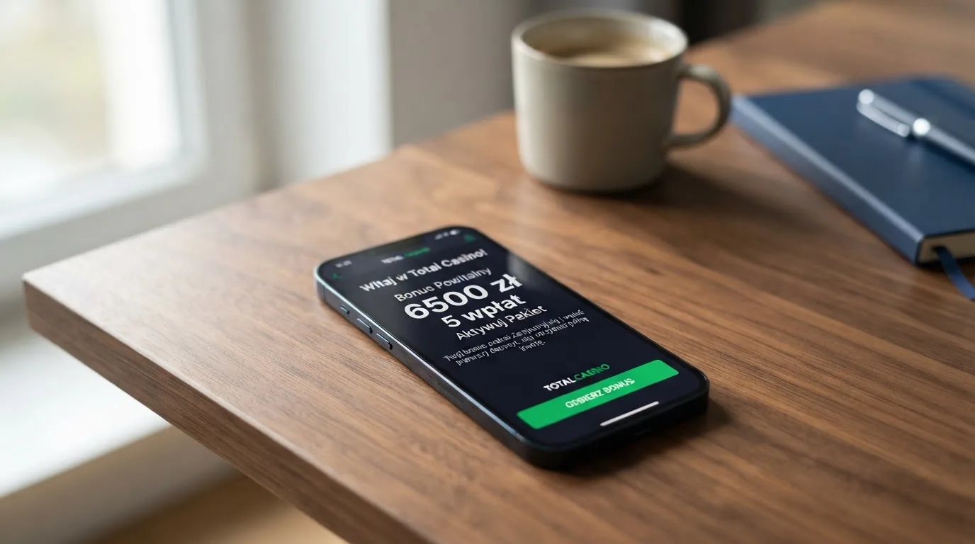 Ekran z warunkami bonusu powitalnego podczas rejestracji w kasynie online